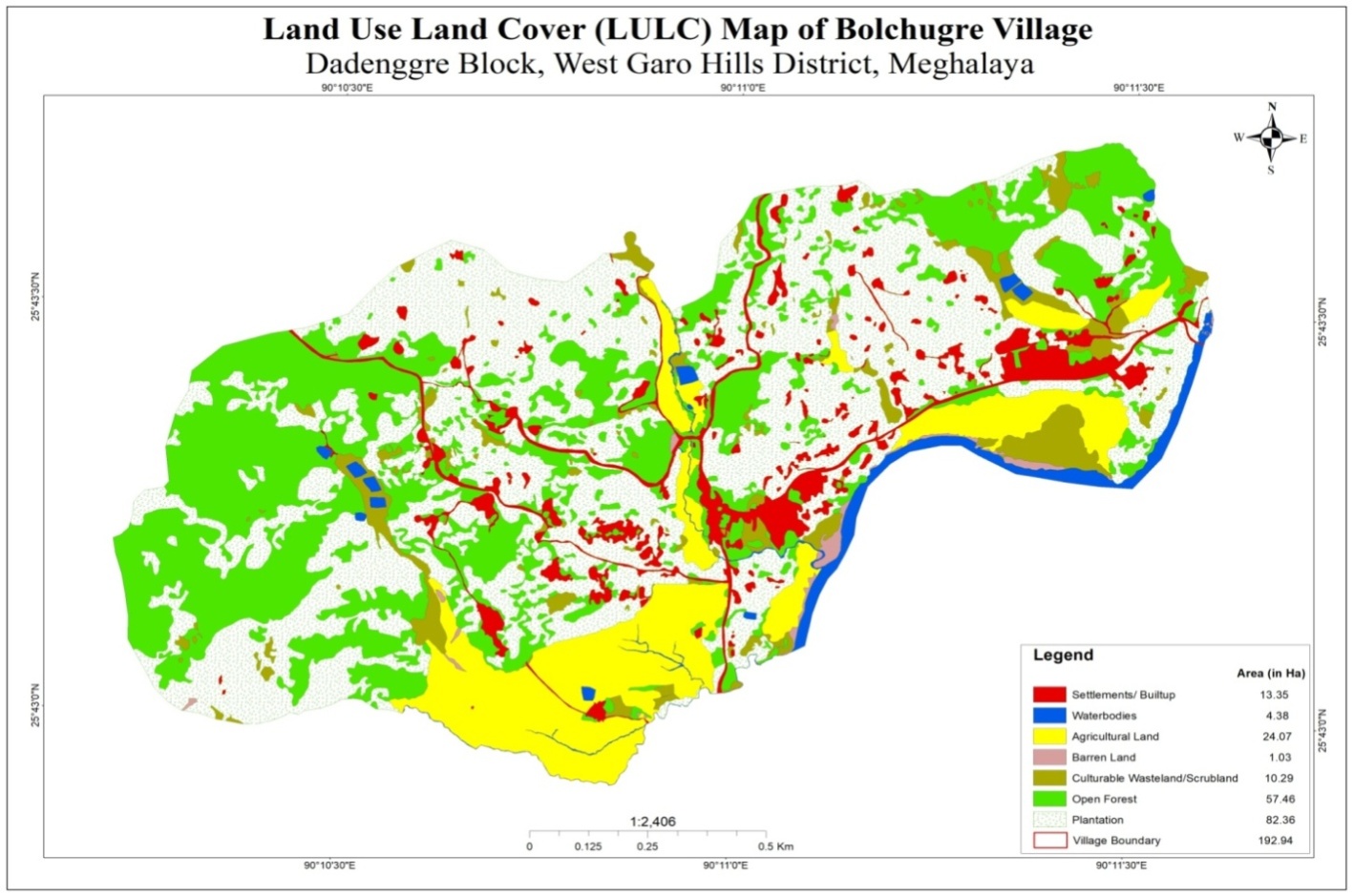 C:\Users\Acer\Desktop\WGH Team Activities\2020\40 CNRMP Villages\Simchi LULC_WGH\Bolchugre LULC.jpg